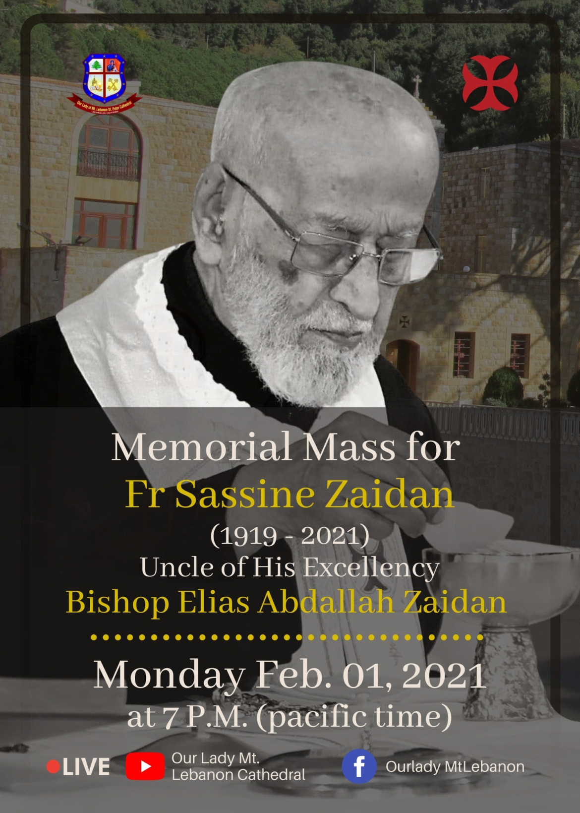 Memorial Mass for Fr. Sassine Zaidan