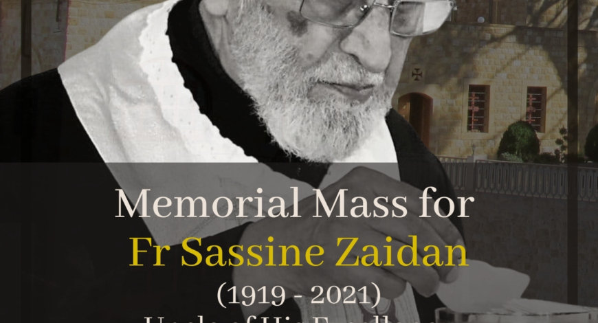 Memorial Mass for Fr. Sassine Zaidan