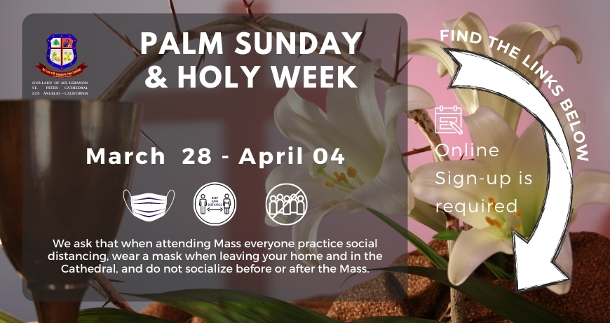 Palm Sunday and Holy Week