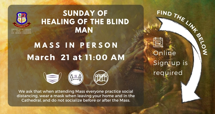 SUNDAY OF HEALING OF THE BLIND MAN